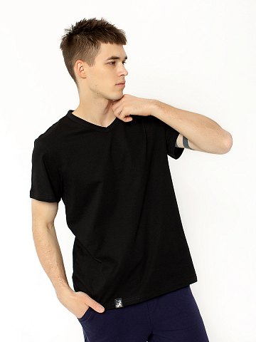 Футболка "Симпл Чёрный" арт. км159ч